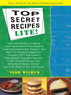 cover image of Top Secret Recipes Lite!
